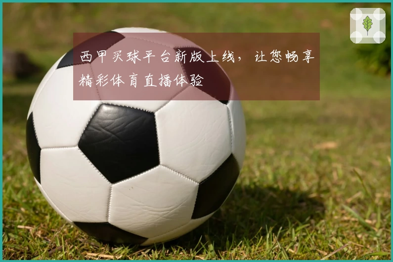西甲买球平台新版上线，让您畅享精彩体育直播体验